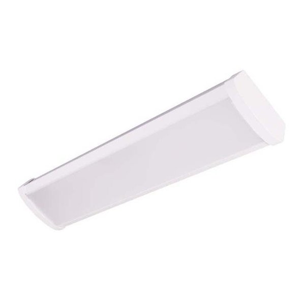 Nicor Lighting Nicor Lighting WPC12UNV408WH 2 ft. WPC Series White LED Linear Wraparound Light Fixture - 4000K WPC12UNV408WH